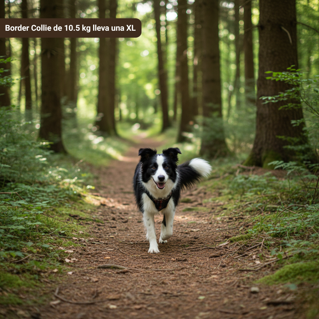 Arnés clásico escocés con correa - Golden Cooper