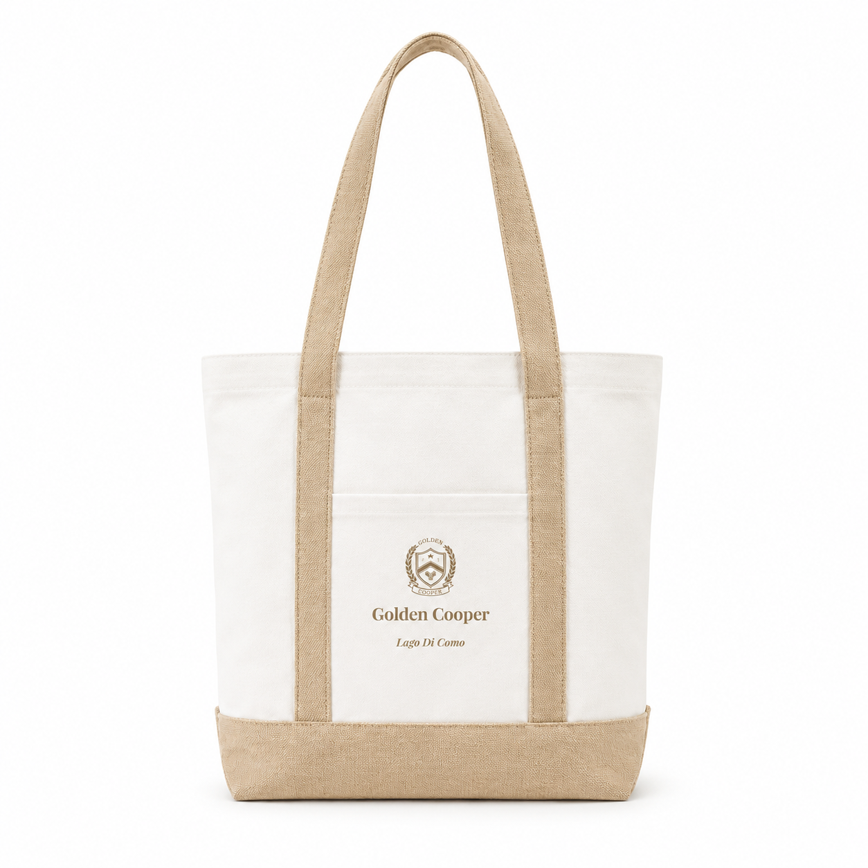 Tote Bag lago di como beige