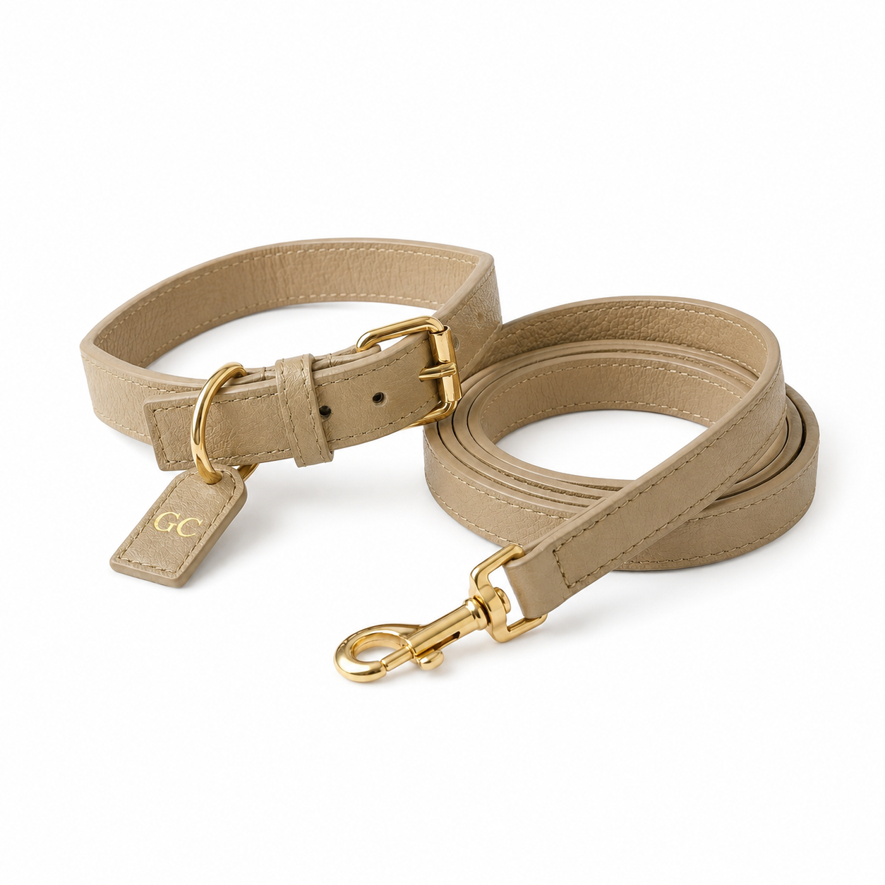 Brown Airtag Collar