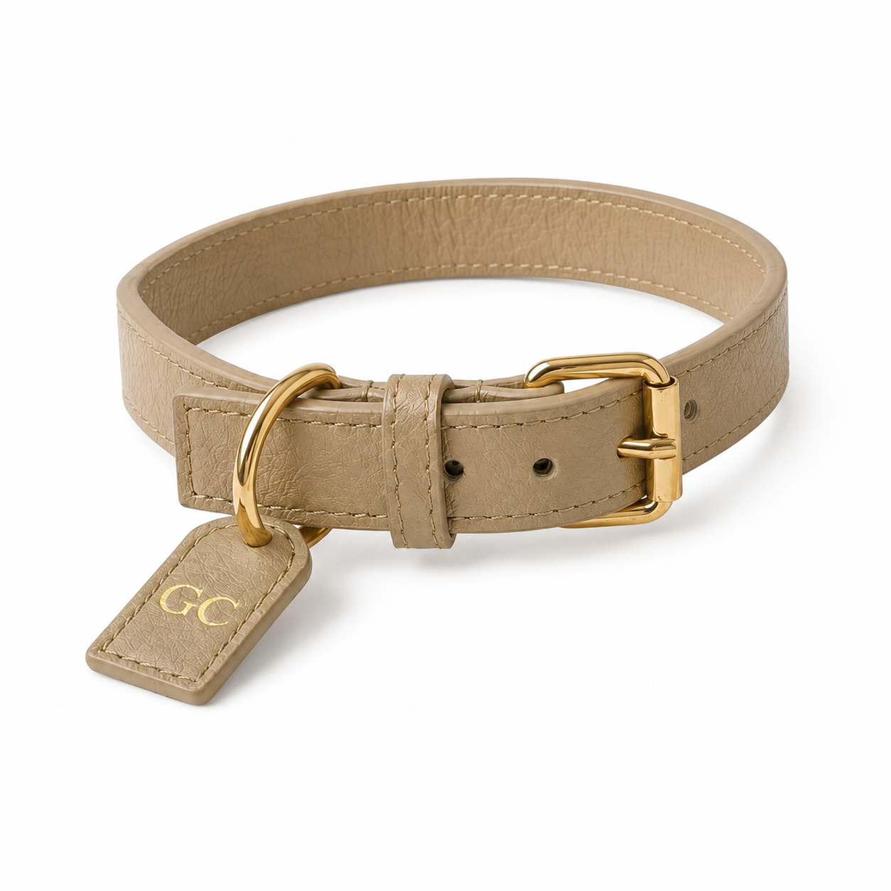 Brown Airtag Collar