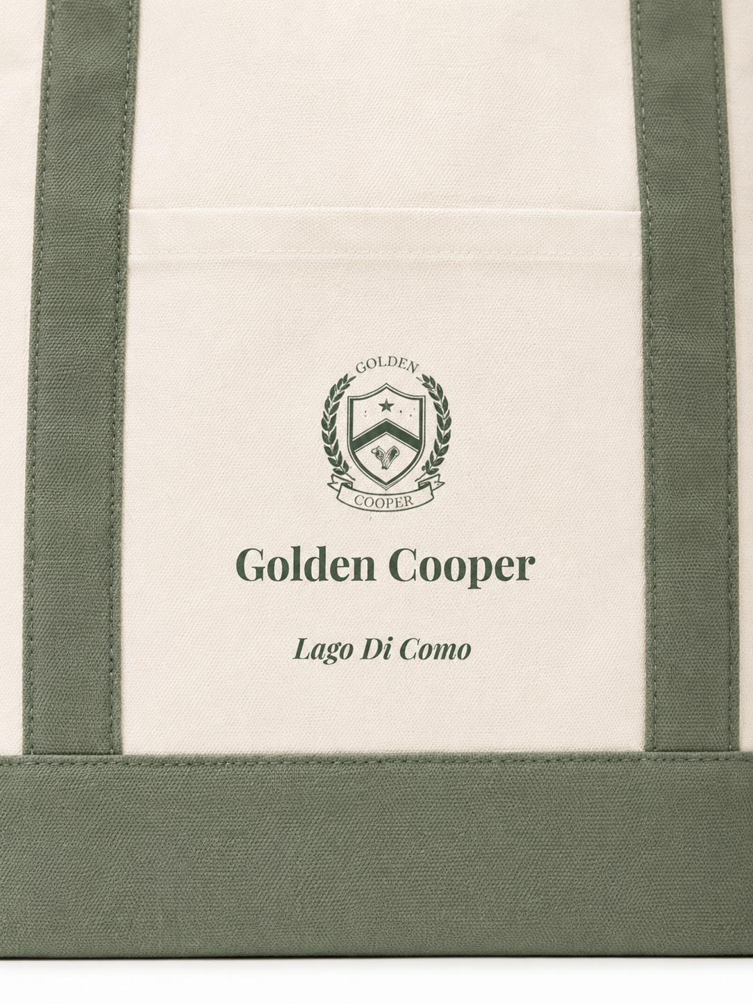 Tote Bag lago di como verde - Golden Cooper