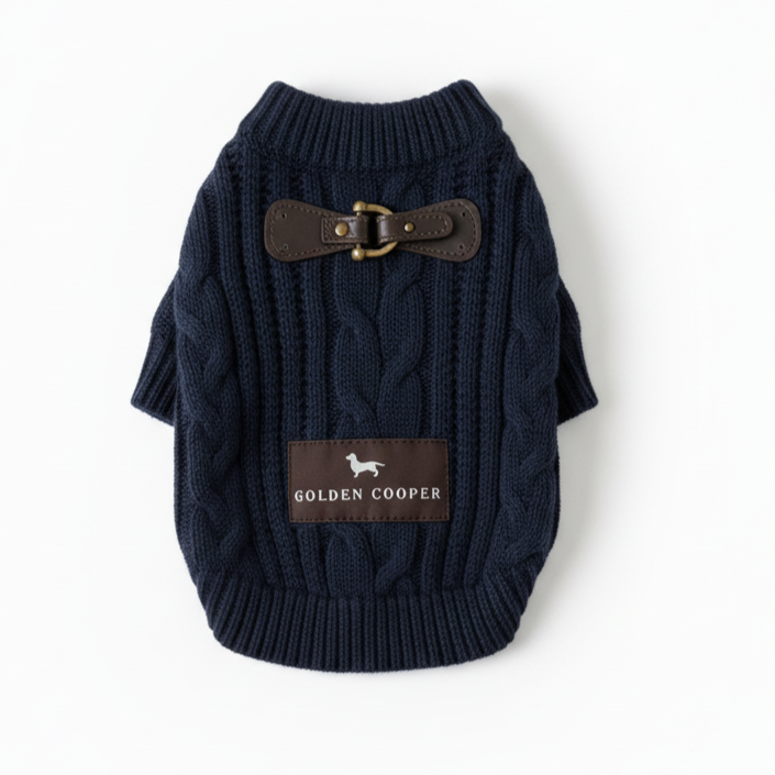 Jersey Cozy azul marino - Golden Cooper
