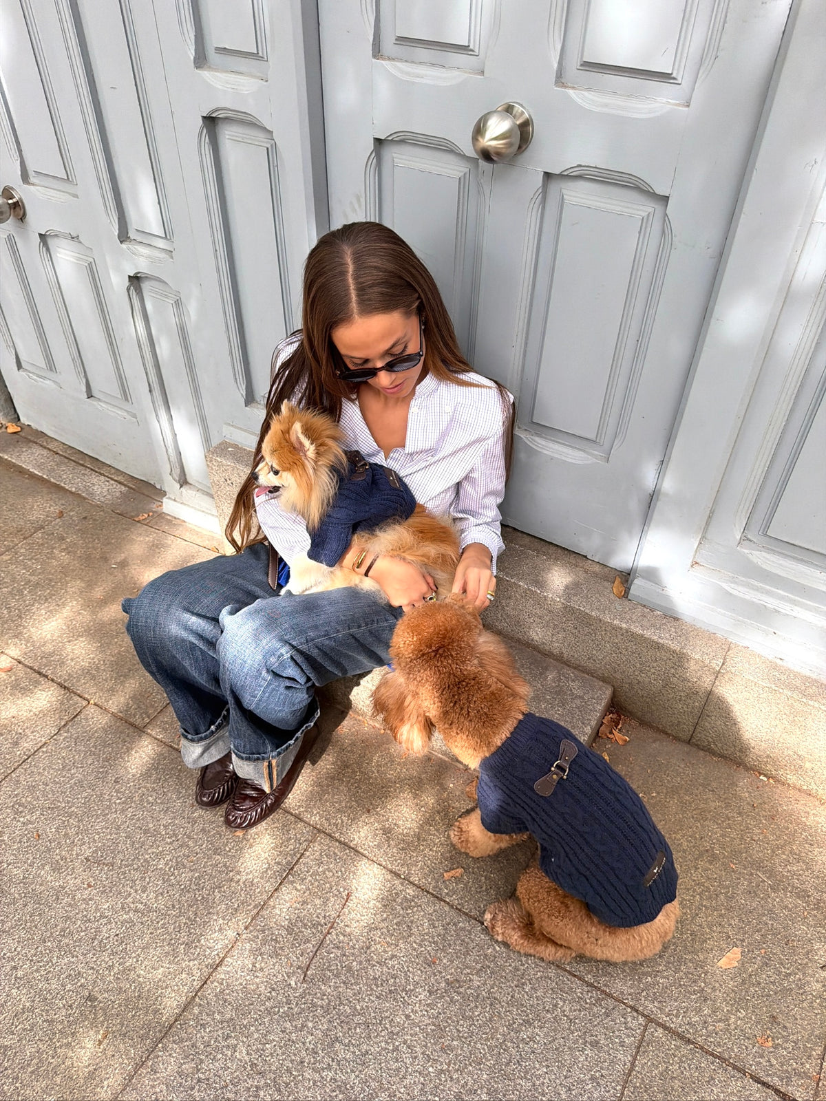 Jersey Cozy azul marino - Golden Cooper