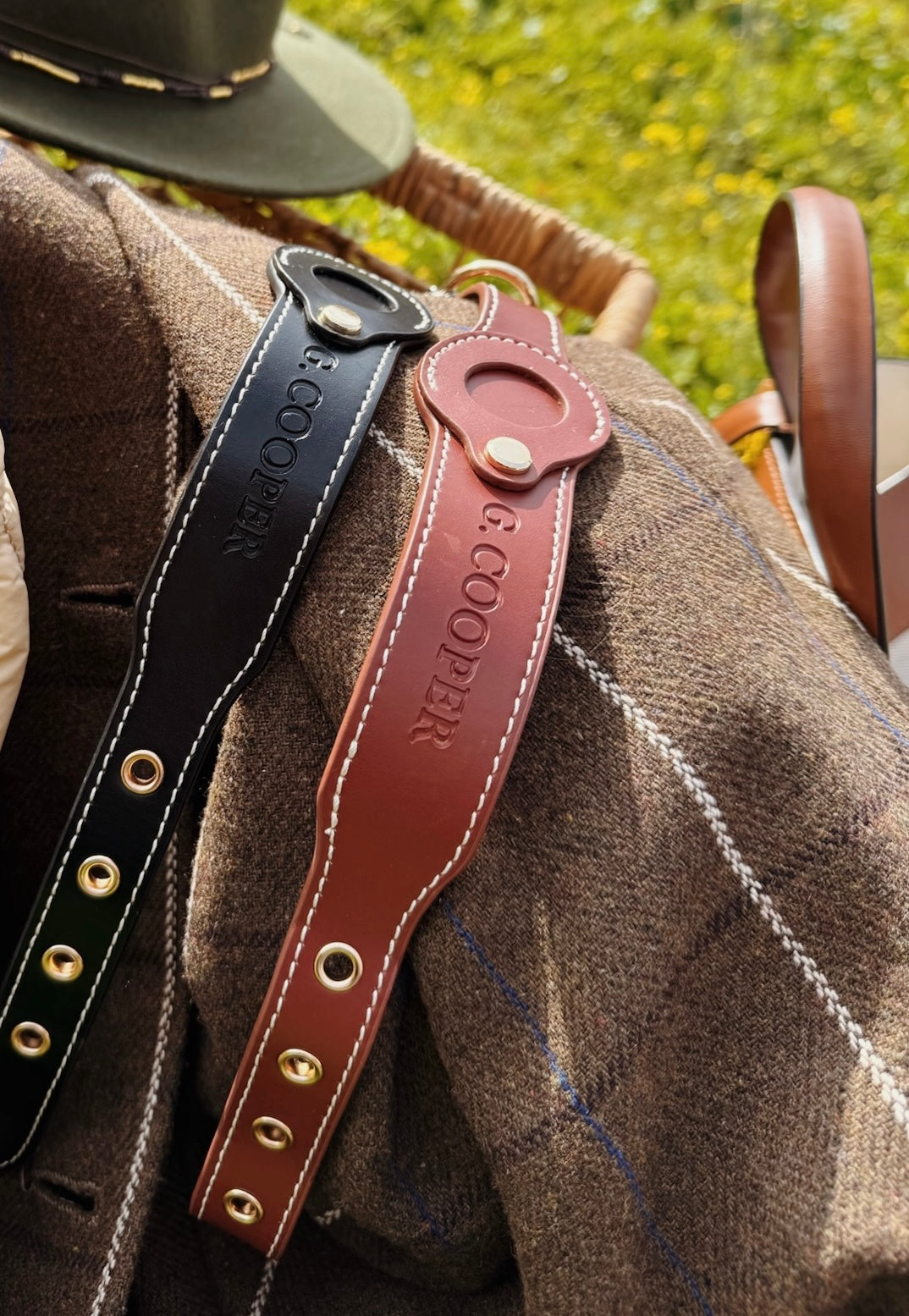 Collar marrón airtag - Golden Cooper