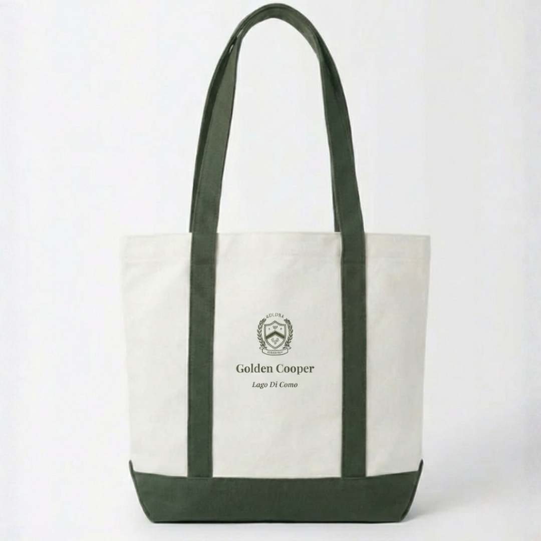 Tote Bag lago di como verde - Golden Cooper