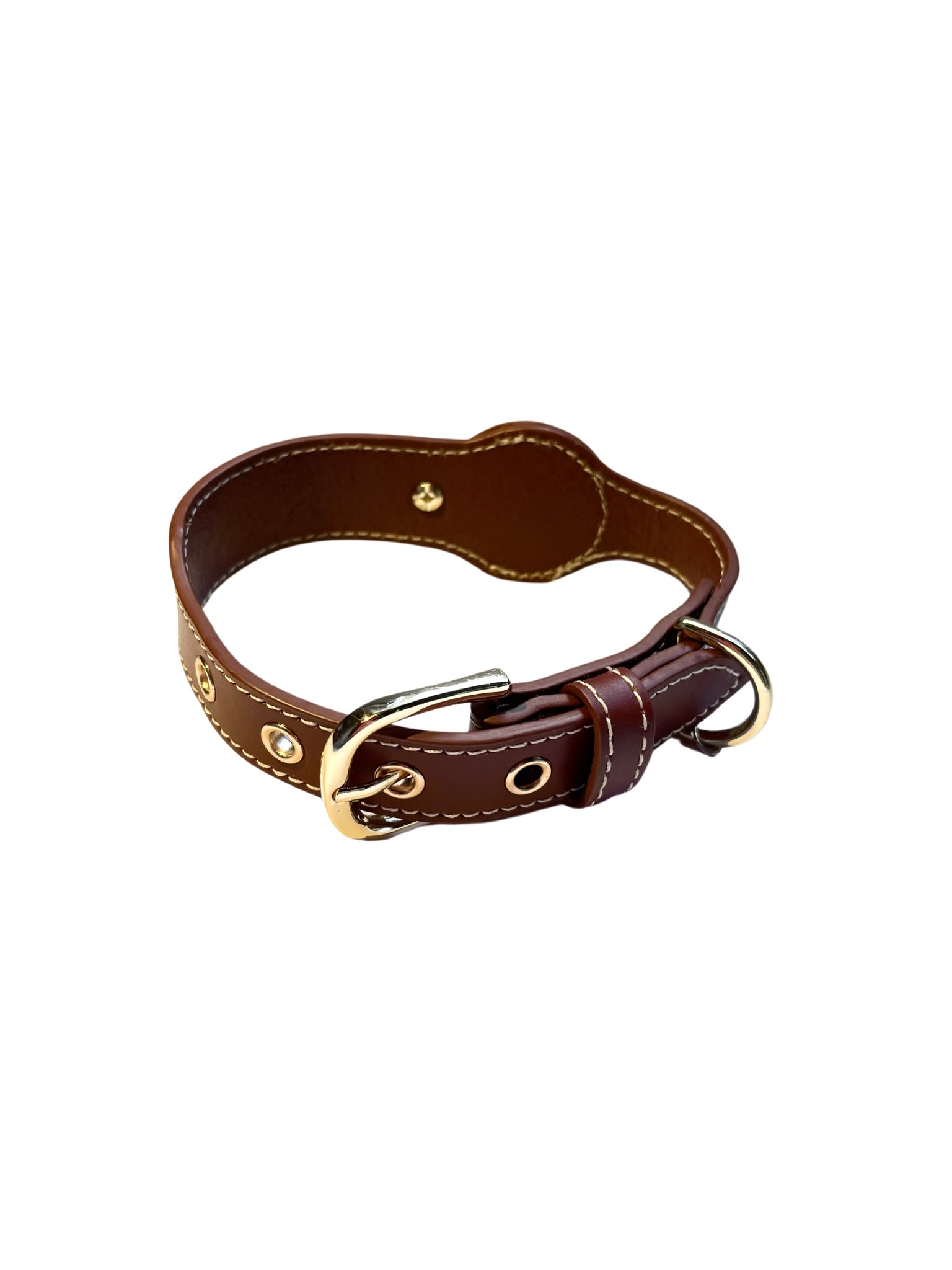 Collar marrón airtag - Golden Cooper