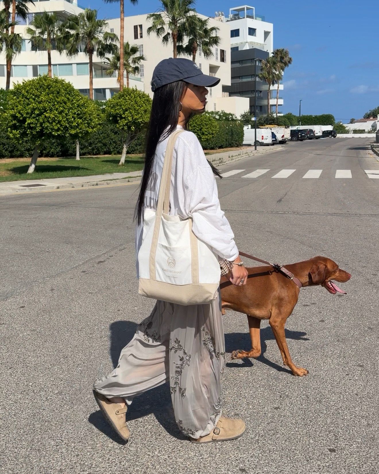 Tote Bag lago di como beige - Golden Cooper